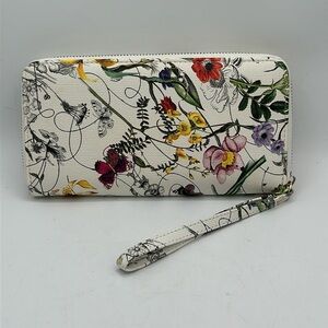 Imoshion vegan floral print wristlet wallet